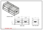 APX Twin Adjustable Shelving Unit