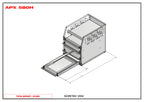 APX 4 Tier Bench, Drawer & Shelving Unit