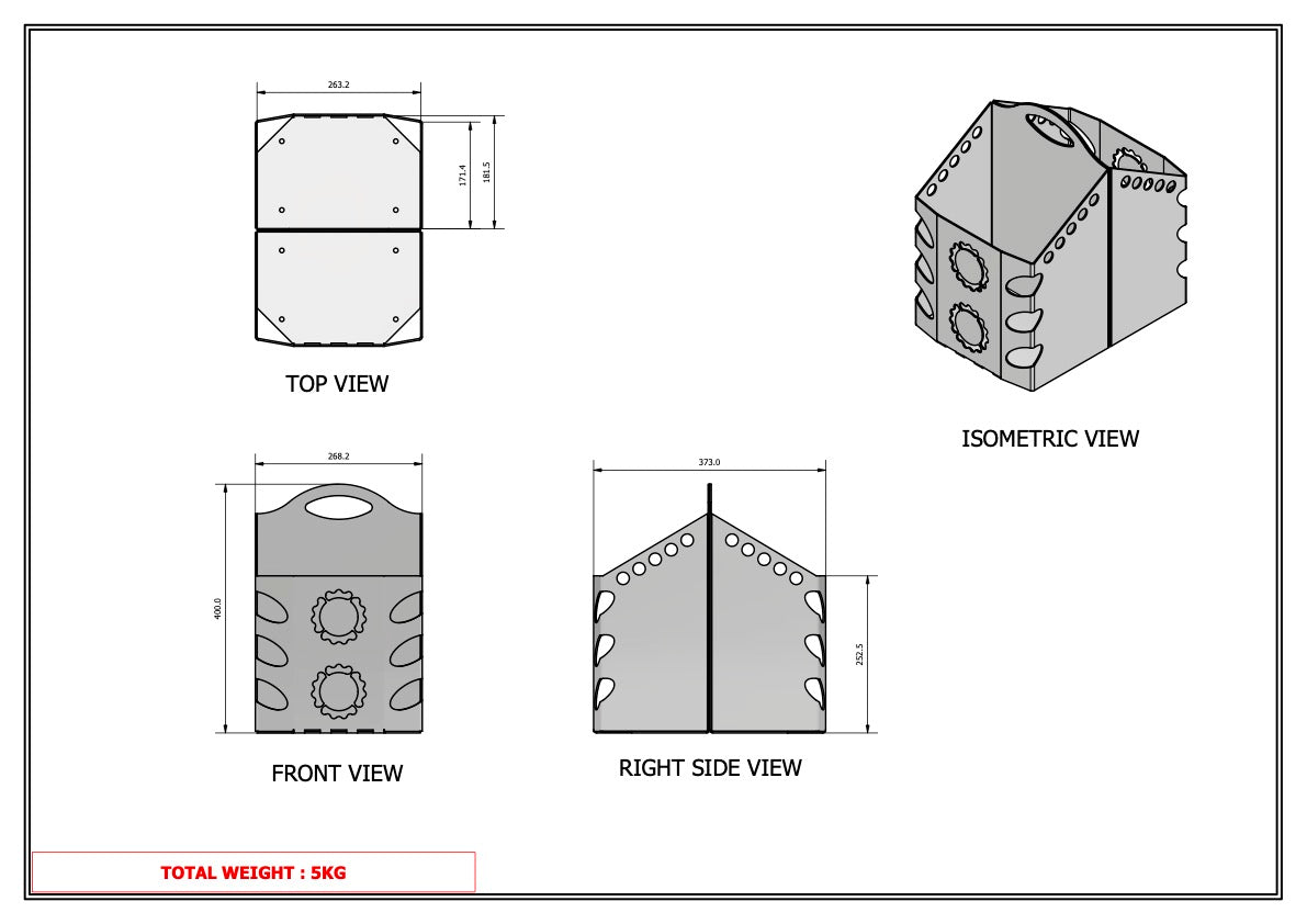 APX Twin 10L Jerry Can Holder