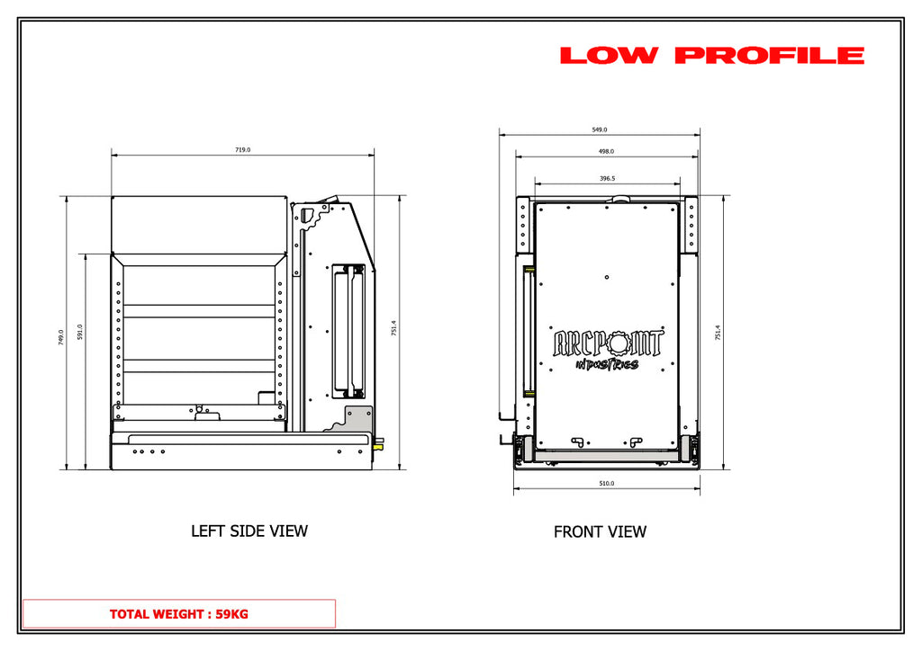 APX Fold Out 240v Kitchen