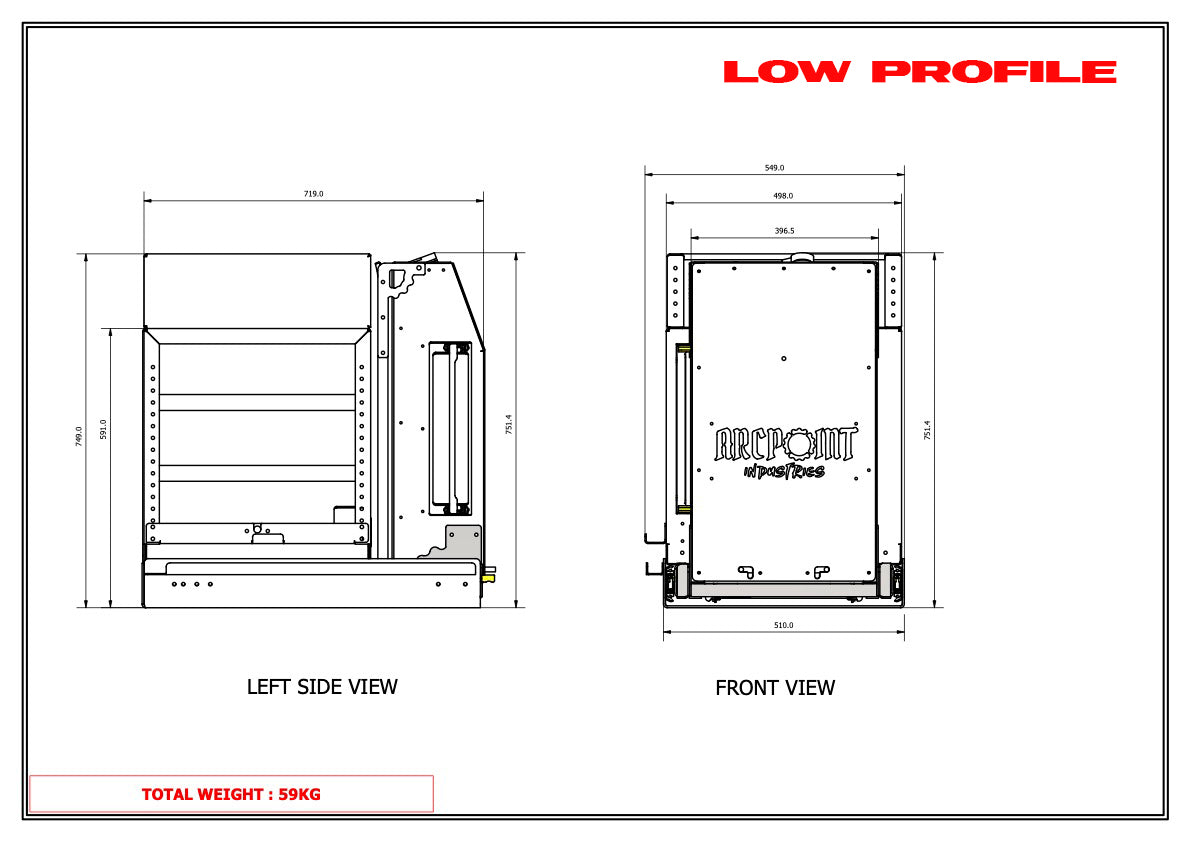 APX Fold Out 240v Kitchen