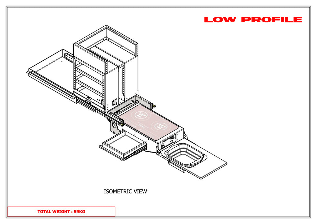 APX Fold Out 240v Kitchen