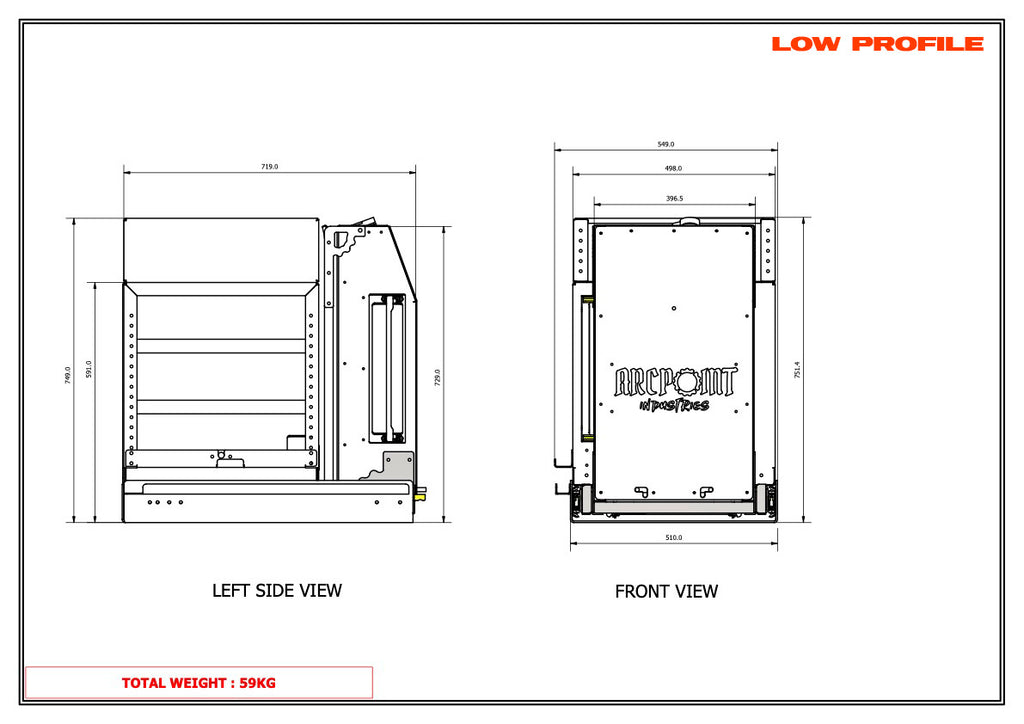 APX Fold Out 240v Kitchen