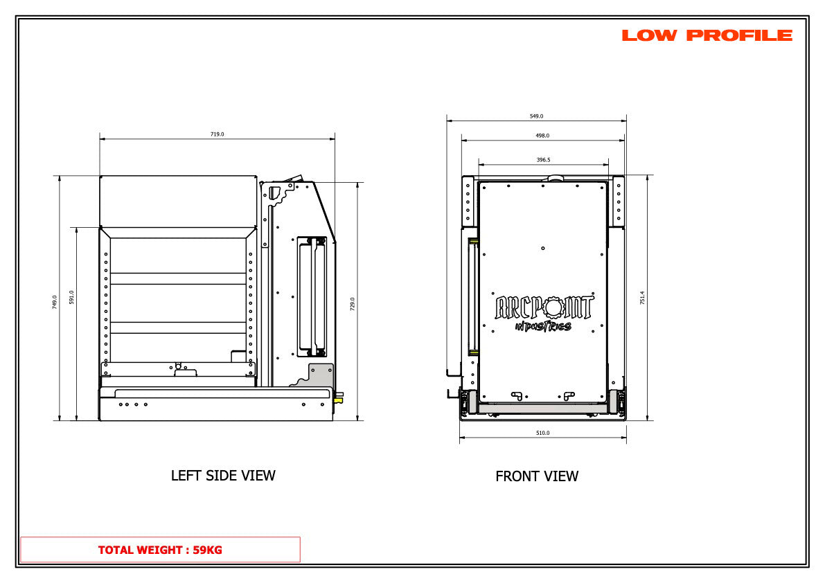 APX Fold Out 240v Kitchen