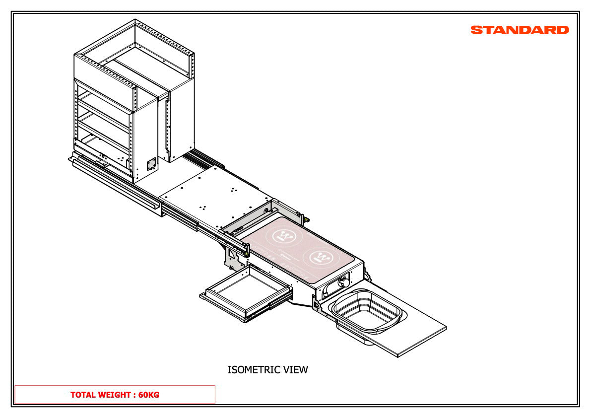 APX Fold Out 240v Kitchen