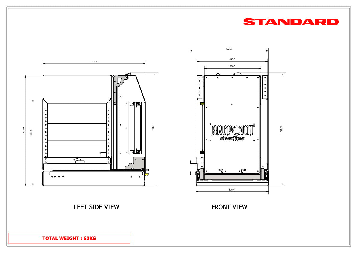 APX Fold Out 240v Kitchen