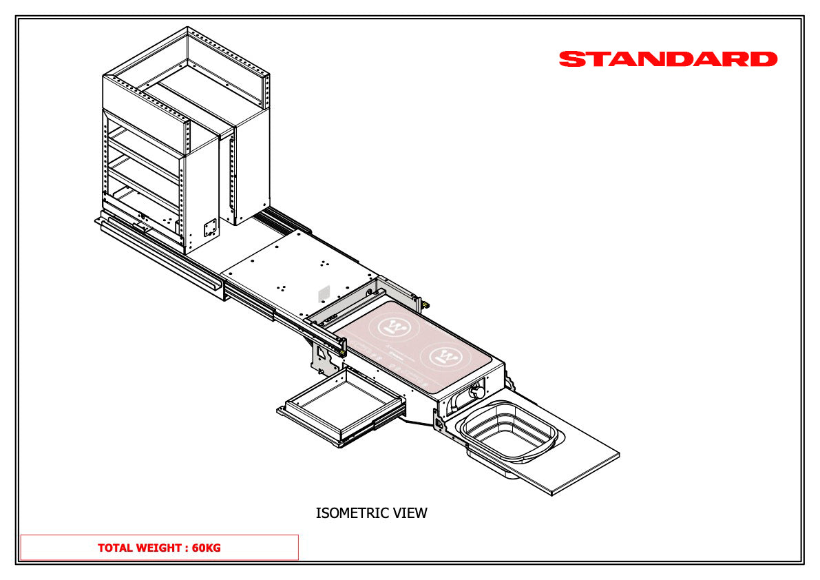 APX Fold Out 240v Kitchen