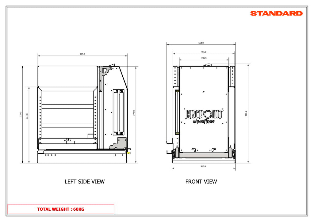 APX Fold Out 240v Kitchen