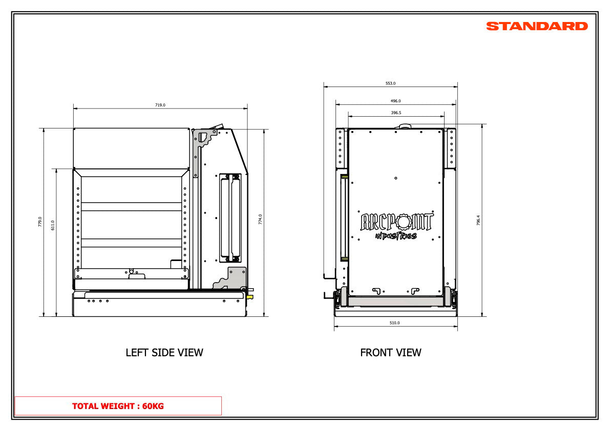 APX Fold Out 240v Kitchen