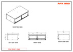 APX Twin Side by Side Canopy Internal Drawer Unit