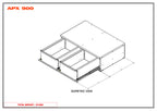 APX Twin Side by Side Canopy Internal Drawer Unit