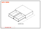 APX Twin Side by Side Canopy Internal Drawer Unit
