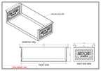 APX 750 Roof Hung Canopy Storage Shelf