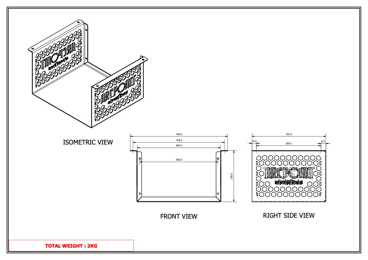 APX 12v Oven Canopy Mount